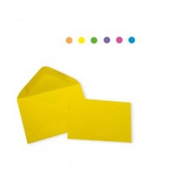 BIGLIETTI CON BUSTA 9x14 COL.ASS 10pz