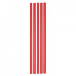 CANNUCCE ECOLOR IN CARTA ø0,5x20cm ROSSE 50pz