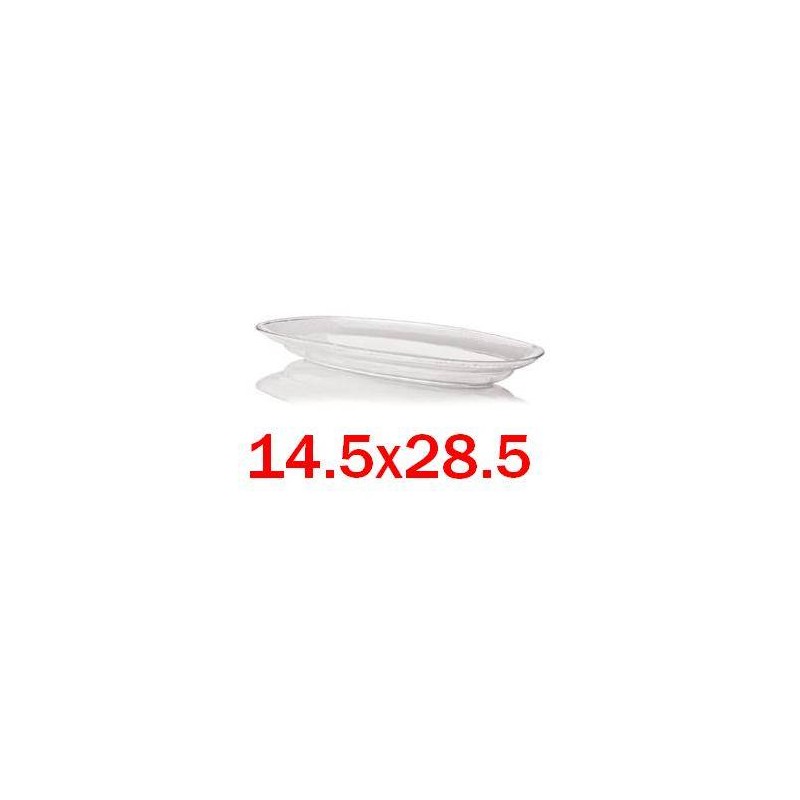 VASSOIO PROFITEROL CRISTALLO MIS.2 14,5x28,5cm