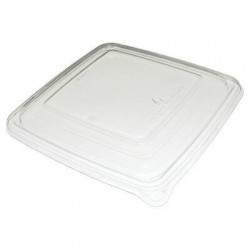 COPERCHIO R-PET PER VASSOIO QUADRATO 23x23x2cm 75pz