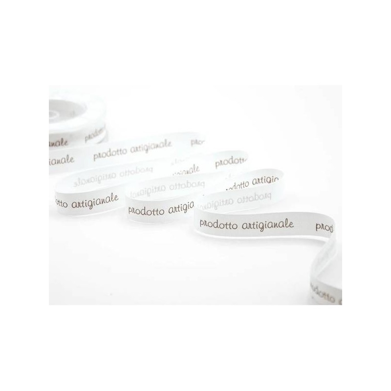 NASTRO POLICOTONE mm15x15mt COL.21/1 PRODOTTO ARTIGIANALE BIANCO