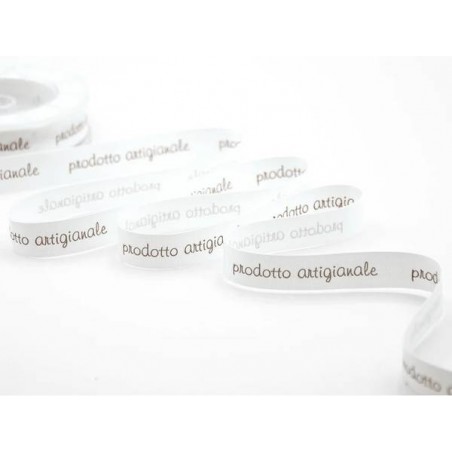 NASTRO POLICOTONE mm15x15mt COL.21/1 PRODOTTO ARTIGIANALE BIANCO