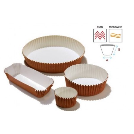 PIROTTINI CARTONCINO ICA CUP TORTINA ø120mm H.20mm 85pz