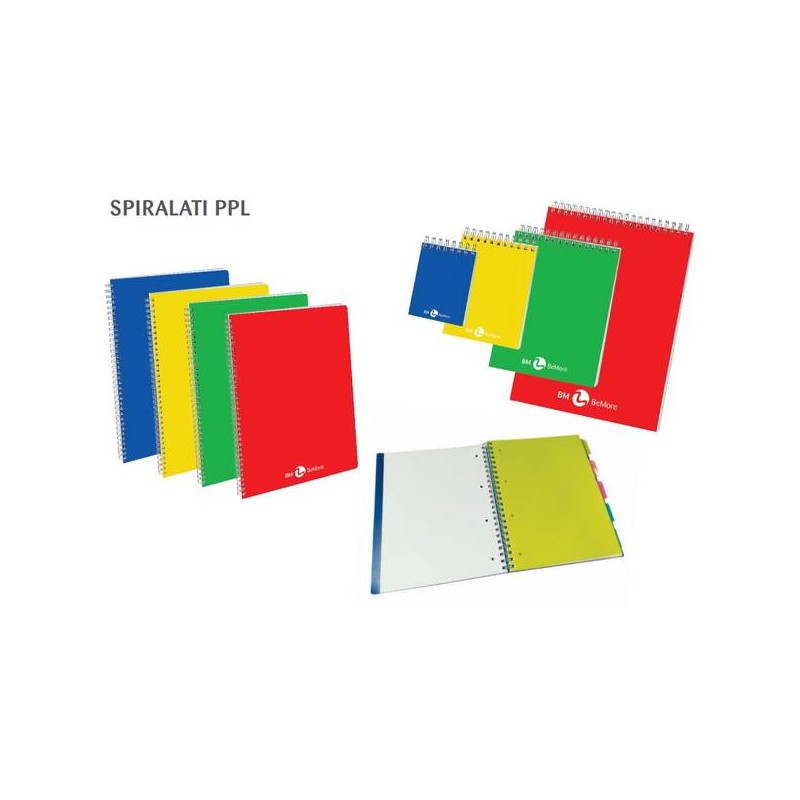 SPIRALATO PPL + 5 SEPARATORI 120fg 80gr 5mm