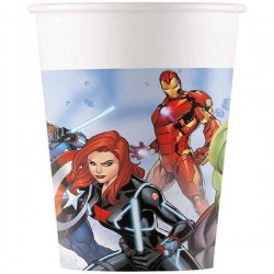 BICCHIERI CARTA 200cc AVENGERS INFINITY STONE 8pz