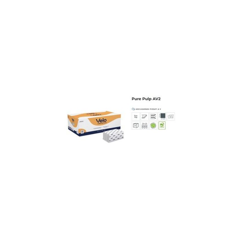ASCIUGAMANI V PURE PULP AV2 3800pz VELO