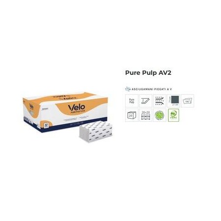 ASCIUGAMANI V PURE PULP AV2 3800pz VELO