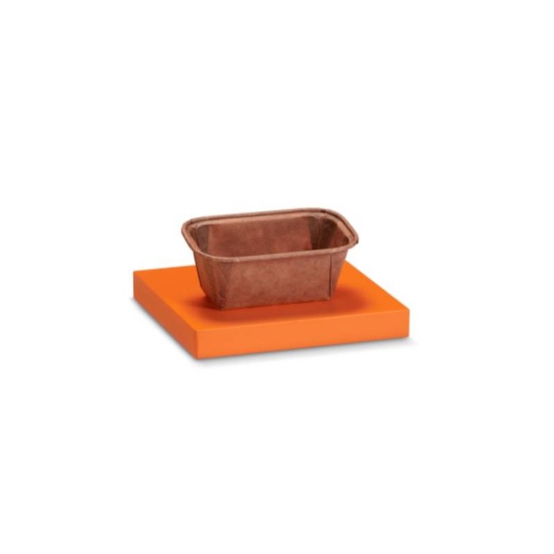 FORMA COTTURA PLUMPY 80x40x40mm BROWN SIL 50pz