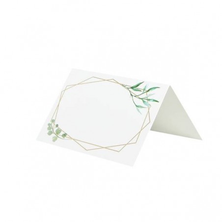 SEGNAPOSTO BIANCO DECORATO 10pz