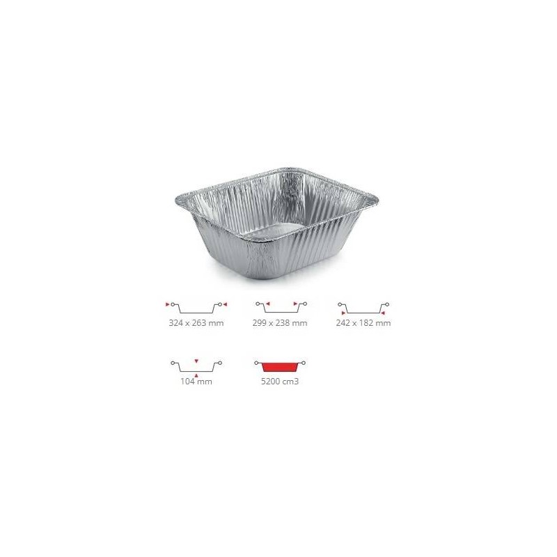 TEGLIA ALLUMINIO GASTRO ALTA R520G