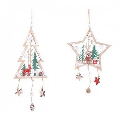 APPENDINO IN LEGNO NATALIZIO 36cm 2ass.ti