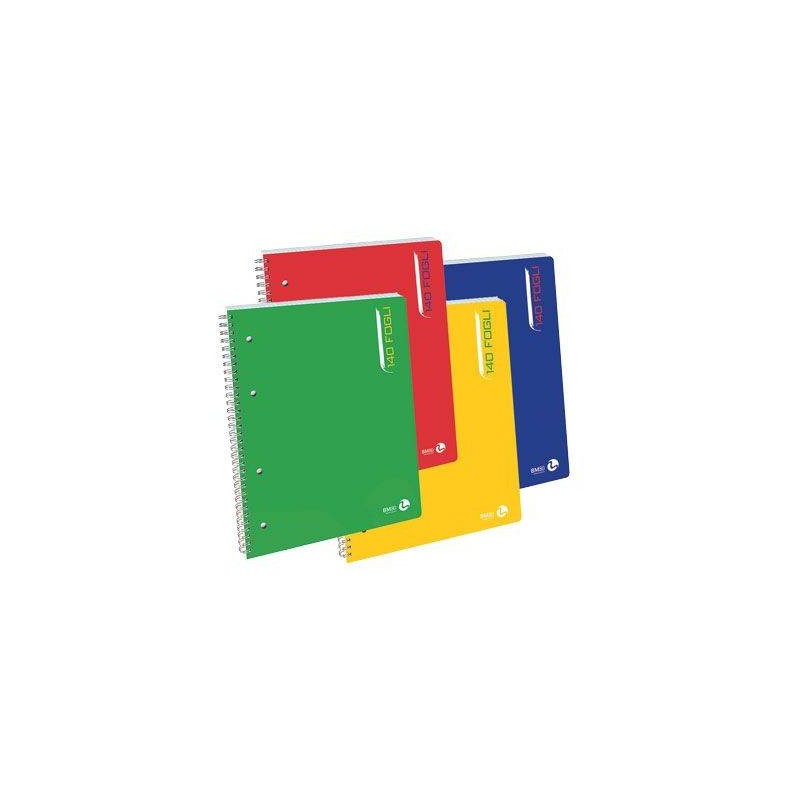 QUADERNO SPIRALATO MAXI 140fg 70gr RIG. 1RIGO BM