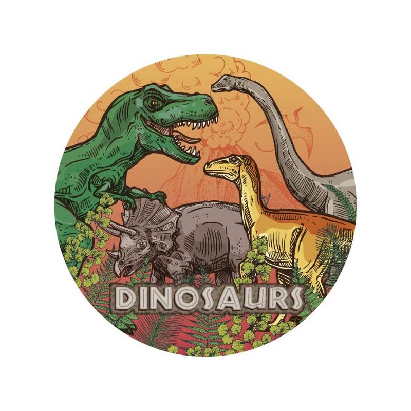 DISCO CIALDA DINOSAURI 21cm ART.21024