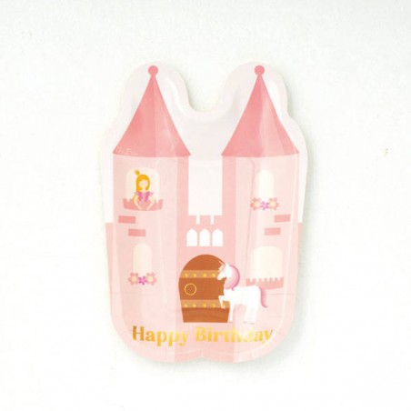 PIATTI PRINCESS UNICORN 18cm 8pz