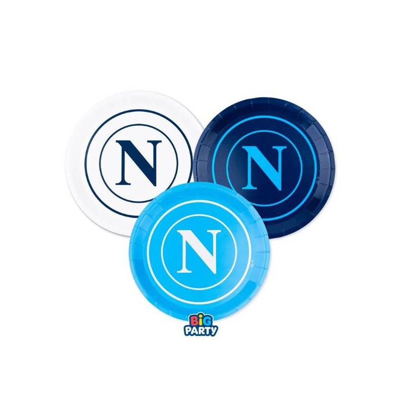 PIATTI MIX ø18cm SSC NAPOLI 6pz