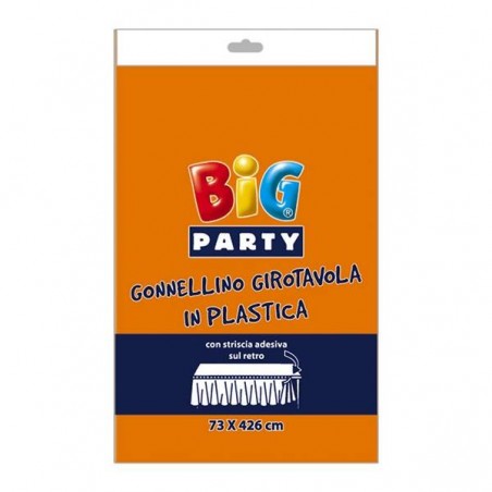 GONNA TAVOLO ARANCIO TABLESKIRT 73x426cm