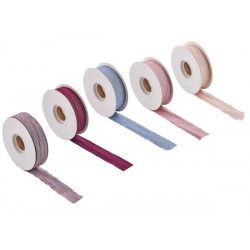 NASTRO WRINKLED SATIN mm25x50mt ROSA ANTICO