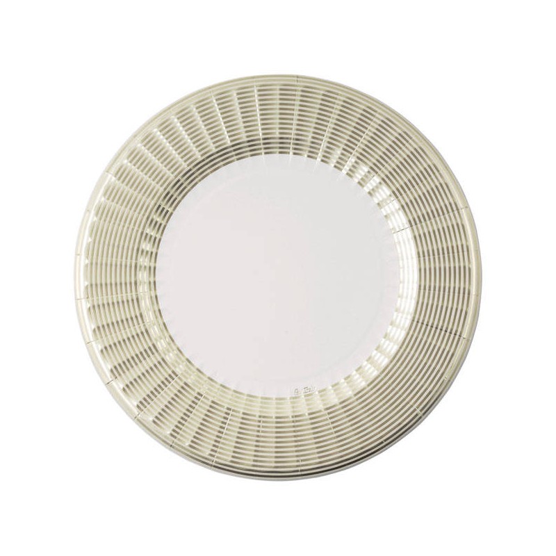 PIATTI MAXI ELEGANCE CHAMPAGNE 33cm 6pz