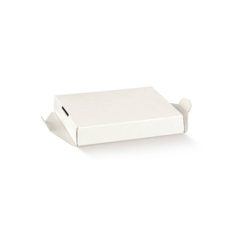 FONDO ASTUCCIO UOVO 21x21x5cm FIBRA BIANCO (PER SCATOLA TRASPARENTE)