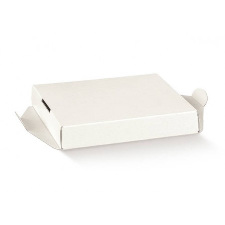 FONDO ASTUCCIO UOVO 21x21x5cm FIBRA BIANCO (PER SCATOLA TRASPARENTE)