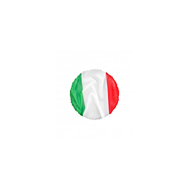 PALLONCINO IN MYLAR BANDIERA ITALIA 18 46cm