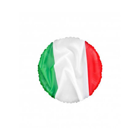 PALLONCINO IN MYLAR BANDIERA ITALIA 18 46cm