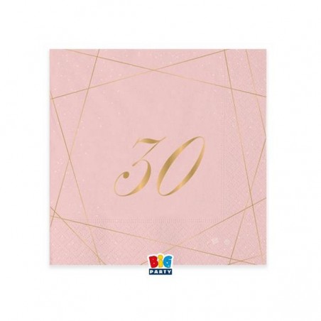 TOVAGLIA TNT FIESTA 1x1mt CHAMPAGNE 20pz