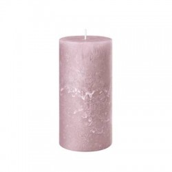 CANDELA MOCCOLO RUSTIC SAFE 8x6cm ROSA ANTICO