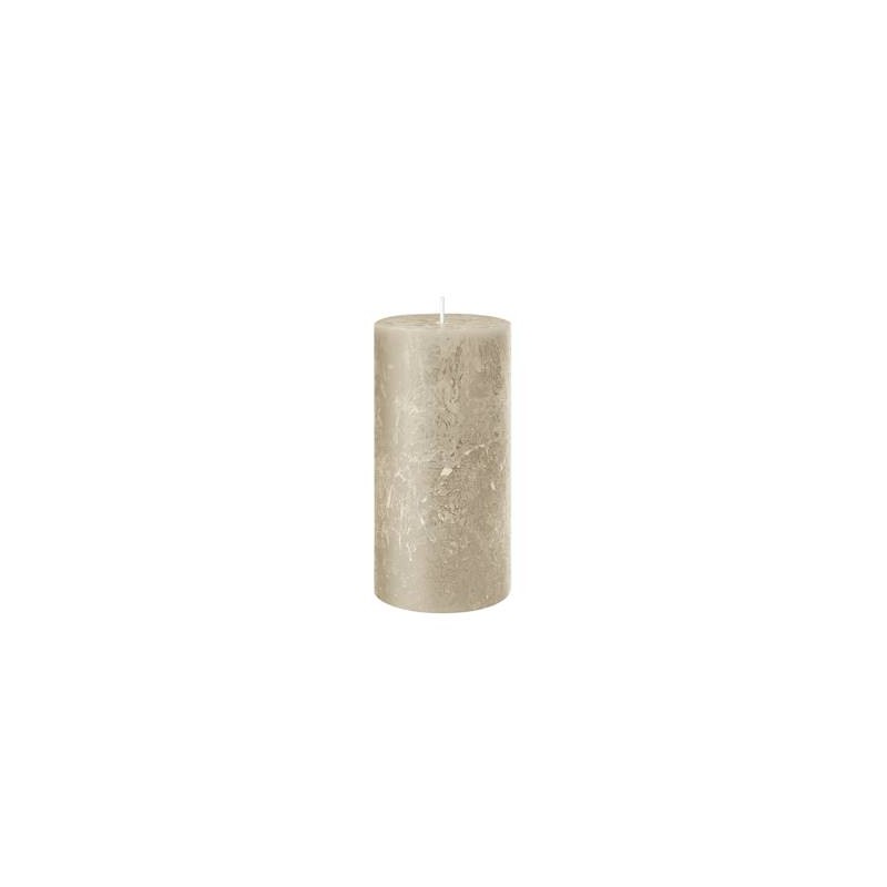 CANDELA MOCCOLO RUSTIC SAFE 8x6cm SAHARA