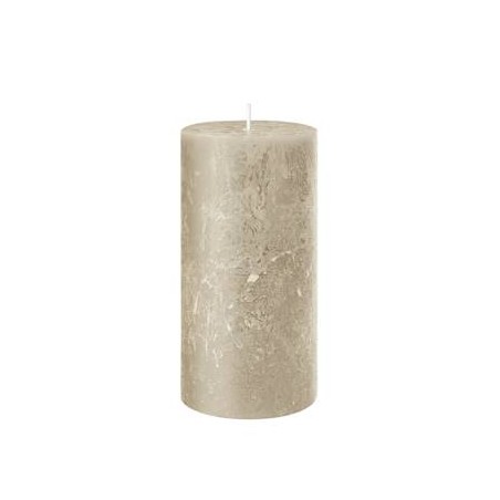 CANDELA MOCCOLO RUSTIC SAFE 8x6cm SAHARA