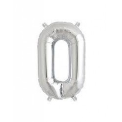 LETTERA O MYLAR SILVER 16 40cm