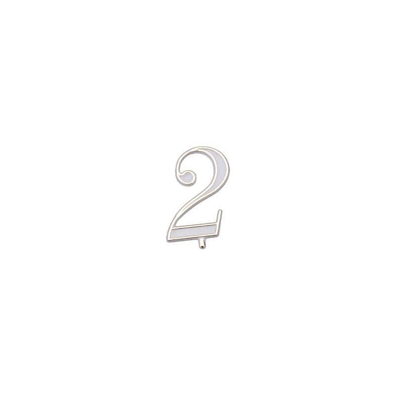 NUMERO 2 PLASTICA BASE OVALE