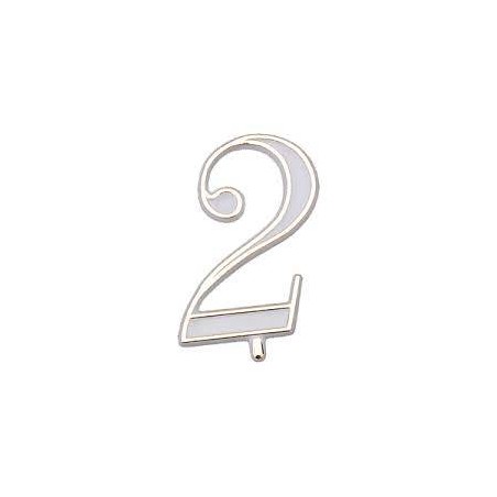 NUMERO 2 PLASTICA BASE OVALE