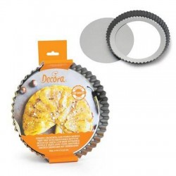 STAMPO CROSTATA ANTIADERENTE NEW F/DO MOBILE ø 20 H.3,5 DECORA
