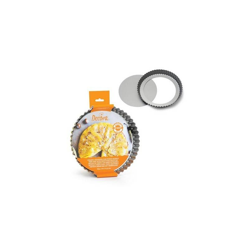 STAMPO CROSTATA ANTIADERENTE NEW F/DO MOBILE ø 20 H.3,5 DECORA