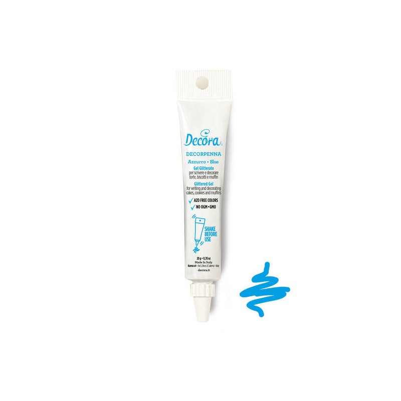 DECORPENNA TUBETTO AZZURRO 20gr NO E171