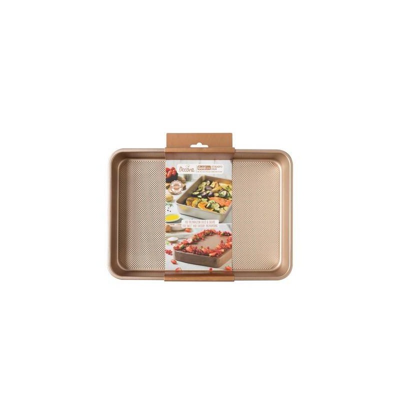 STAMPO GOLD LINE RETTANGOLARE ANTIADERENTE 34,7x24,5x5,5h cm