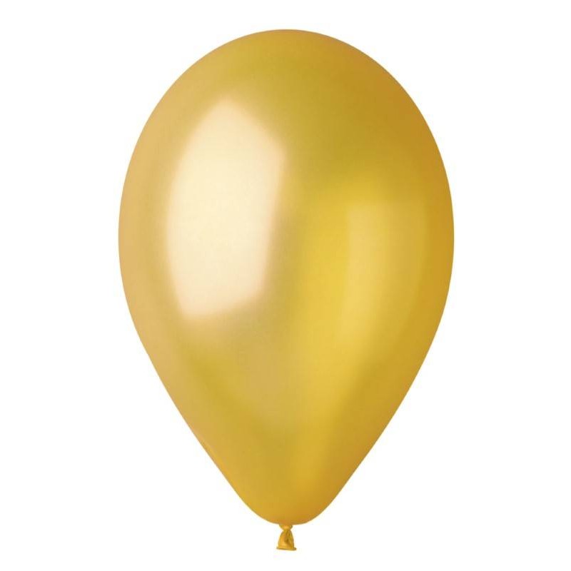 PALLONCINI LATTICE LARGE 12 30cm ORO METAL 100pz