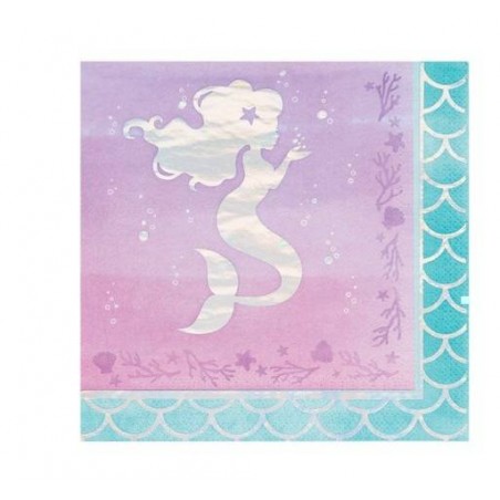 TOVAGLIOLI 33x33 SIRENE MERMAID SHINE 16pz
