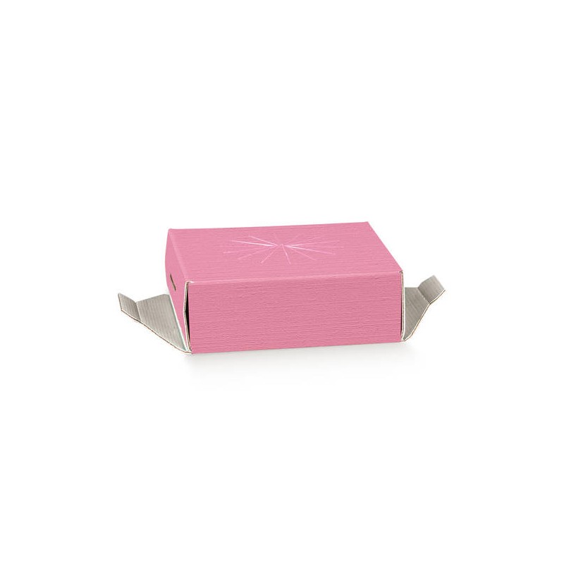 FONDO ASTUCCIO UOVO 21x21x5cm FIBRA FUCSIA (PER SCATOLA TRASPARENTE)