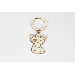 PORTACHIAVI ANGELO LACCATO BIANCO 2,5x4cm