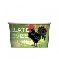 COPPETTA GELATO CARTA NATURE ANIMALS 120cc 250pz