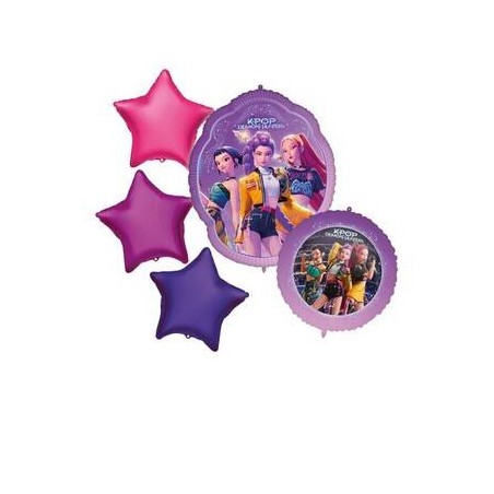BOUQUET PALLONI MYLAR K-POP DEMON 5pz