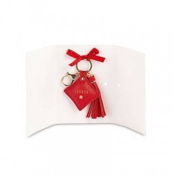 PORTACHIAVI LAUREA C/NAPPA ROSSO 1pz