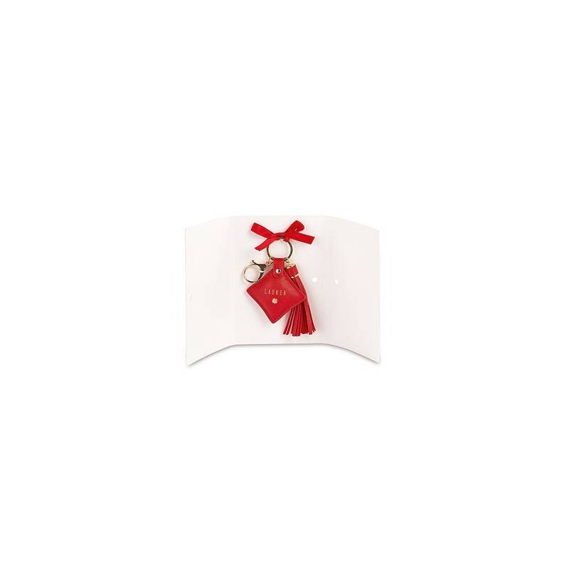 PORTACHIAVI LAUREA C/NAPPA ROSSO 1pz