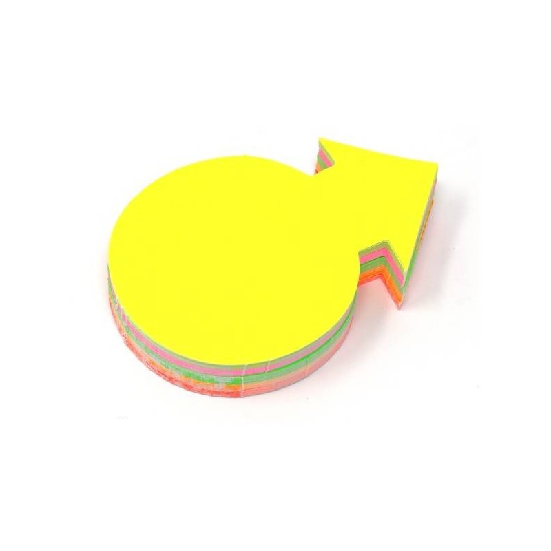 SEGNAPREZZI FRECCIA FLUO 9x6cm 50pz
