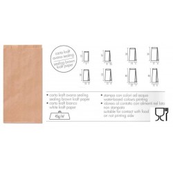 BUSTE REGALO CARTA SEALING AVANA 8+2,5x16cm 100pz PER...