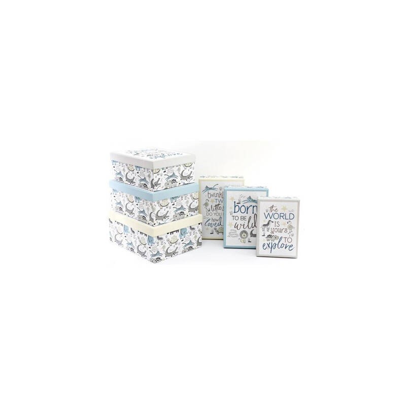 SCATOLA REGALO 29x21,5x11cm BABY ANIMAL 4/6