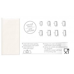 BUSTE REGALO CARTA SEALING BIANCA 8+2,5x16cm 100pz PER...