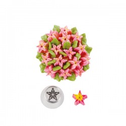 BECCUCCIO INOX DECORA N°30 FIORE A STELLA